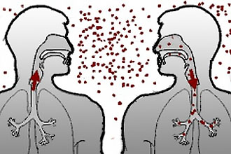 Воздушно-капельным путем Пути передачи