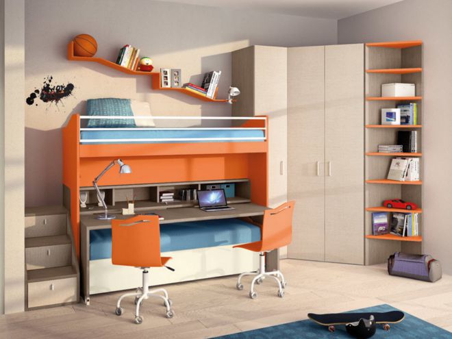 Детская угловая мебель для мальчика Детская угловая мебель для мальчика