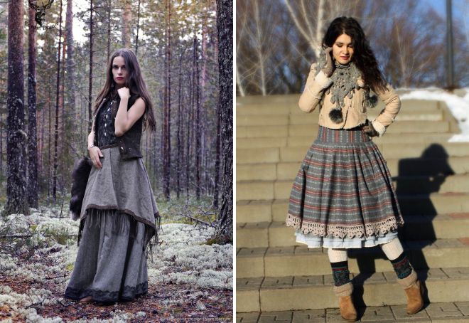 многослойная юбка бохо многослойная юбка бохо