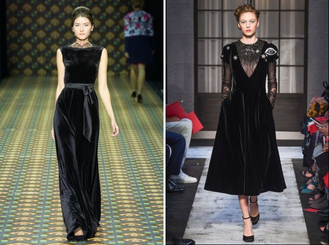 модные бархатные платья модные бархатные платья