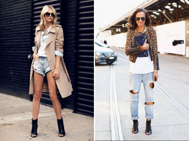 с чем носить ботильоны с открытым носом с чем носить ботильоны с открытым носом