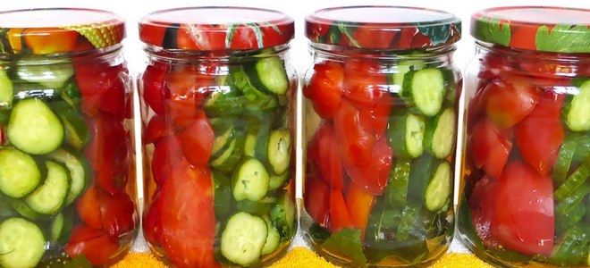 сладкие огурцы с помидорами на зиму сладкие огурцы с помидорами на зиму