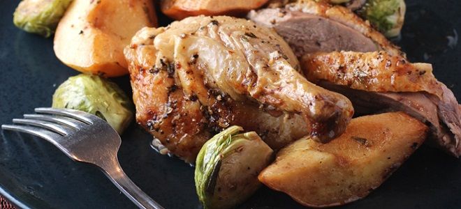 утка с айвой в духовке утка с айвой в духовке