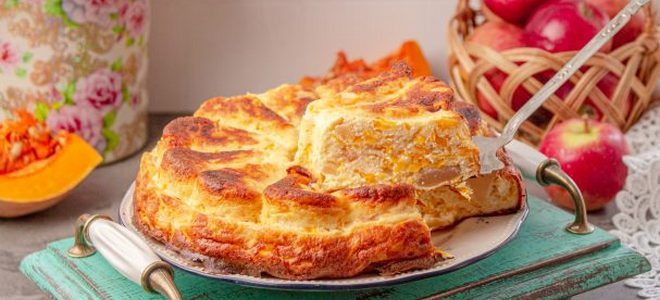 фото10 запеканка из тыквы с творогом и яблоками