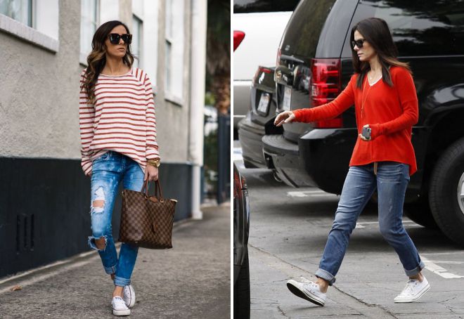 белые конверсы с джинсами белые конверсы с джинсами