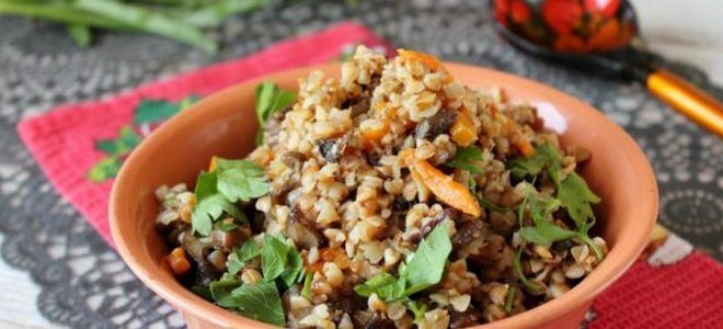 гречка с шампиньонами и луком гречка с шампиньонами и луком