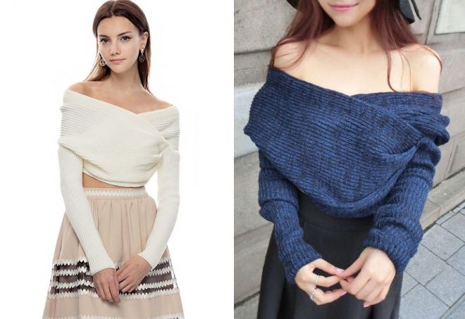 короткая кофта с открытыми плечами короткая кофта с открытыми плечами