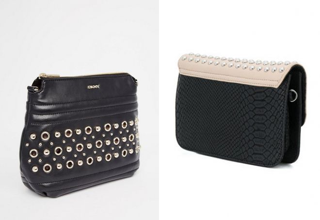 сумка dkny с заклепками сумка dkny с заклепками