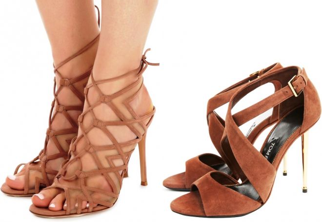 замшевые босоножки на шпильке замшевые босоножки на шпильке