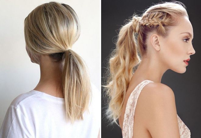 красивые прически с хвостом на средние волосы красивые прически с хвостом на средние волосы