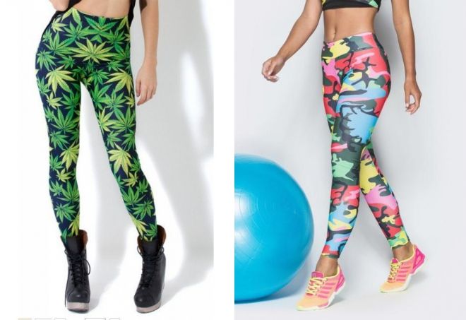 лосины с принтом лосины с принтом