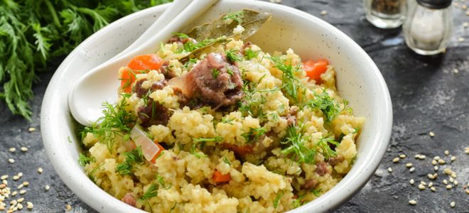 фото12 пшенная каша с тушенкой