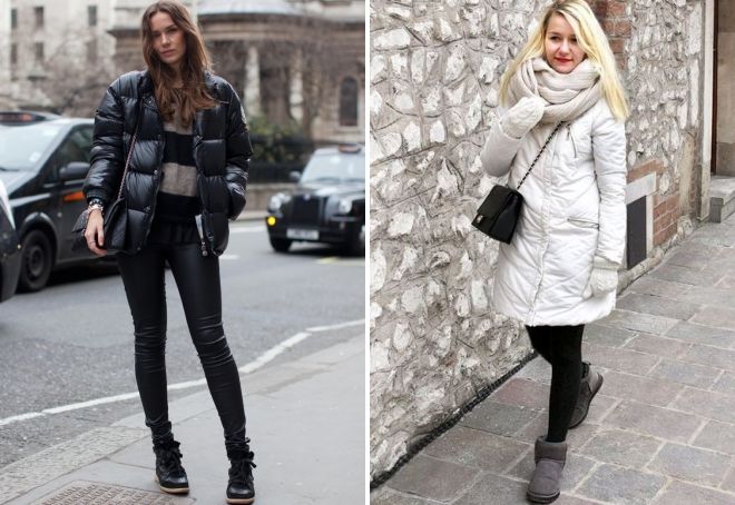 с чем носить кожаный пуховик с чем носить кожаный пуховик