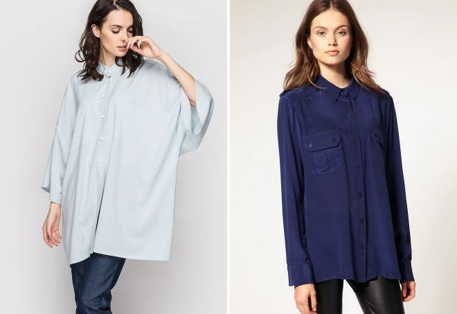 свободная женская рубашка с длинным рукавом свободная женская рубашка с длинным рукавом