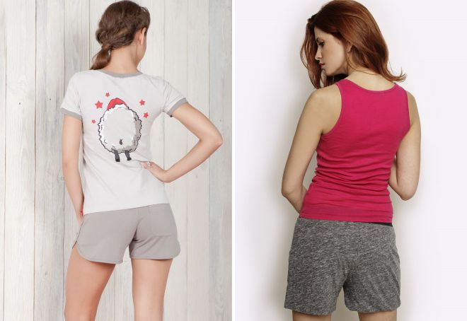 трикотажные шорты для дома трикотажные шорты для дома