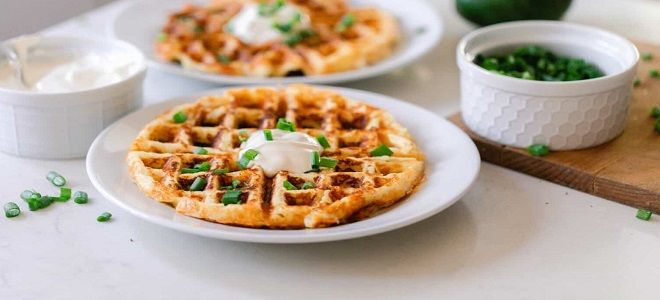 картофельные венские вафли картофельные венские вафли