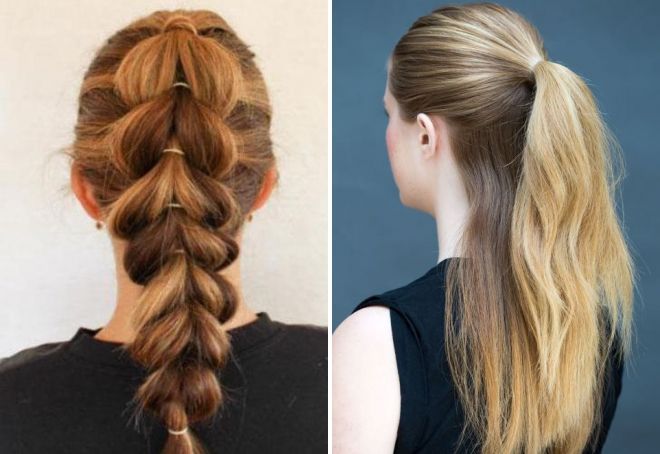 красивая прическа на средние волосы с резинками красивая прическа на средние волосы с резинками
