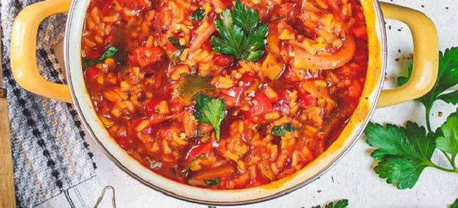 лечо с рисом лечо с рисом