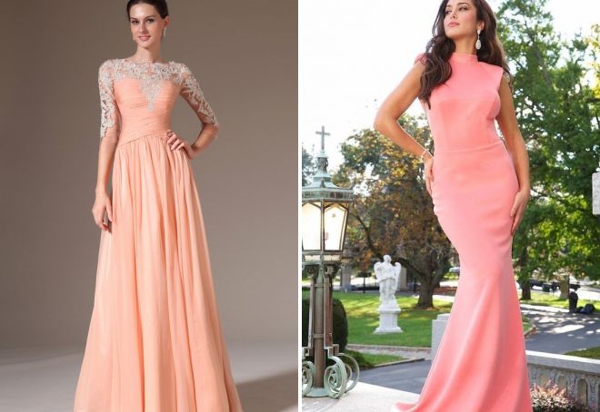 персиковое платье в пол персиковое платье в пол