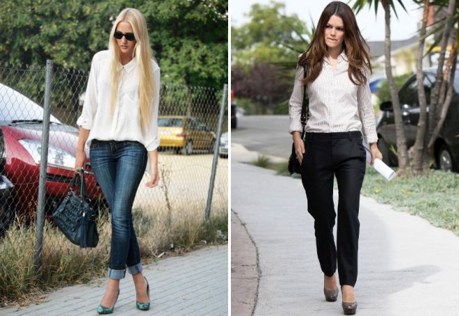 образы с белой рубашкой образы с белой рубашкой