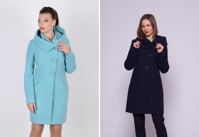 приталенное пальто с капюшоном приталенное пальто с капюшоном