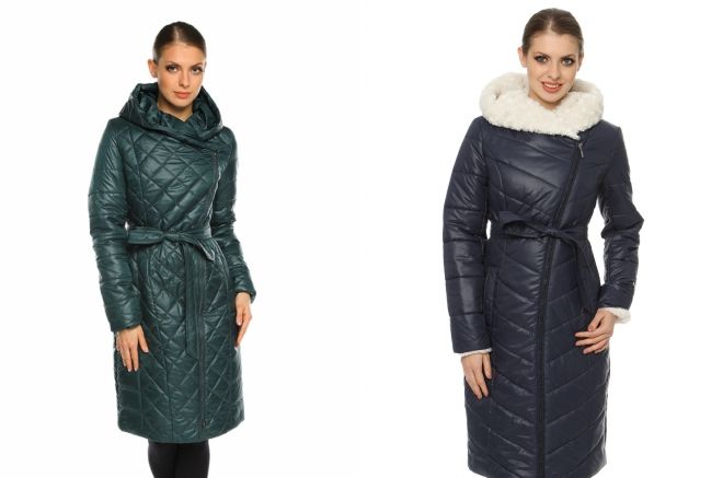 стеганное приталенное пальто стеганное приталенное пальто