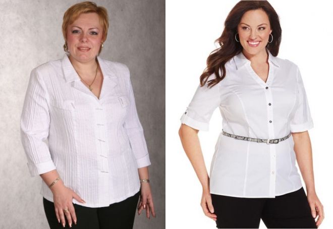 белая блузка для полных женщин белая блузка для полных женщин