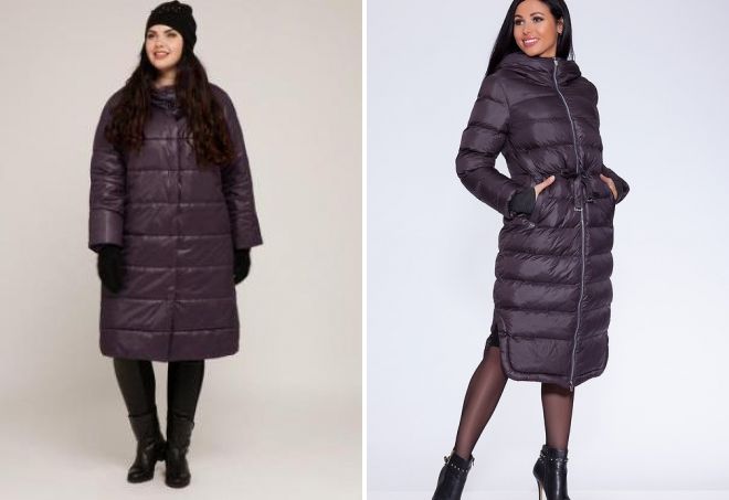 пуховик баклажанового цвета пуховик баклажанового цвета