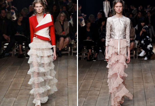 юбка с многослойными воланами юбка с многослойными воланами