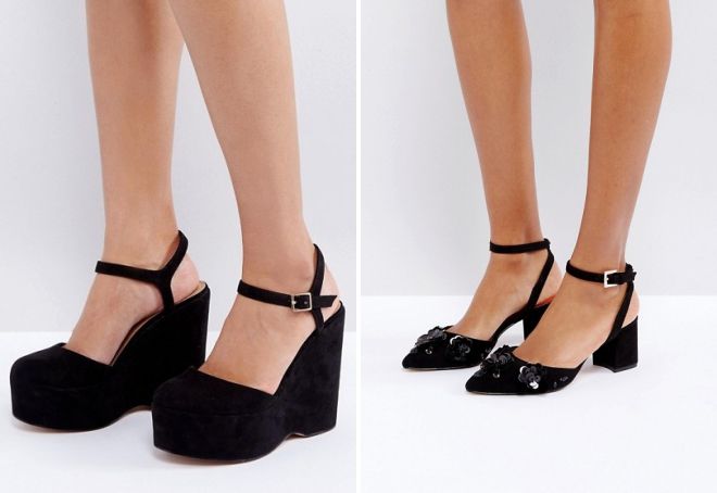 черные закрытые босоножки черные закрытые босоножки