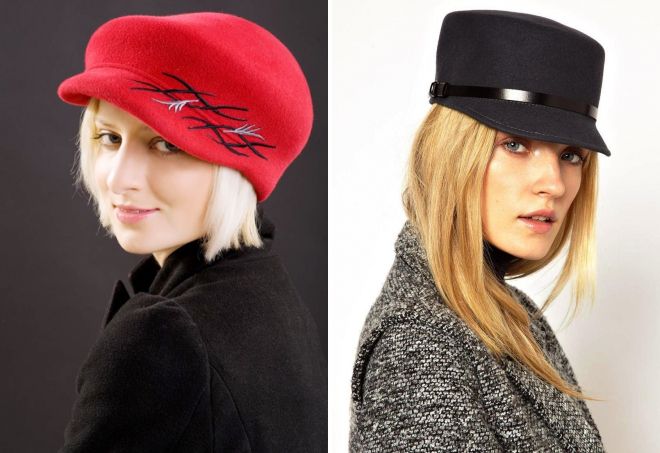 фетровая женская кепка фетровая женская кепка