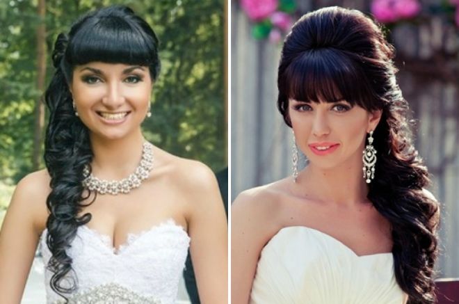 голливудские локоны на бок голливудские локоны на бок