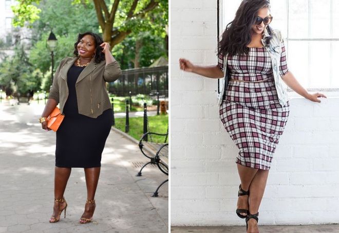 образы с платьем футляр для полных образы с платьем футляр для полных