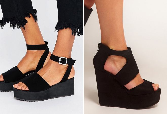 черные босоножки 2018 черные босоножки 2018