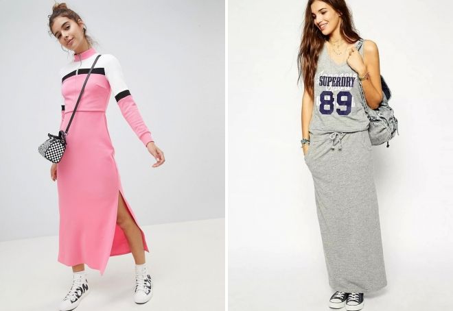 длинные спортивные платья длинные спортивные платья