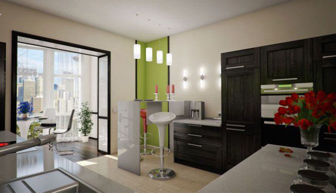 идеи для кухни с балконом идеи для кухни с балконом