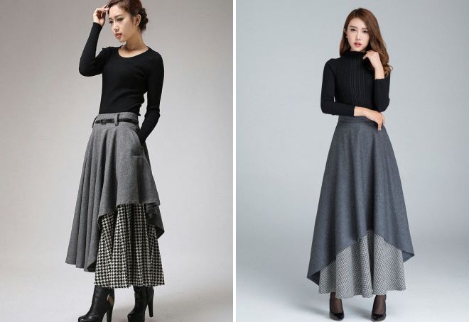 модная многослойная юбка модная многослойная юбка