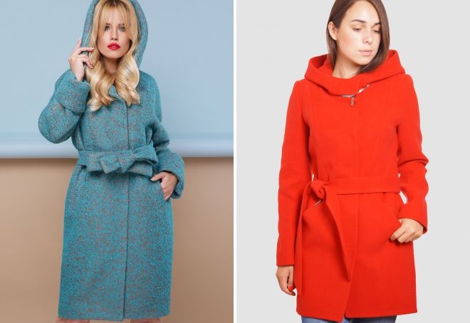 модное осеннее пальто с капюшоном модное осеннее пальто с капюшоном