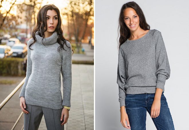 модные серые свитера модные серые свитера