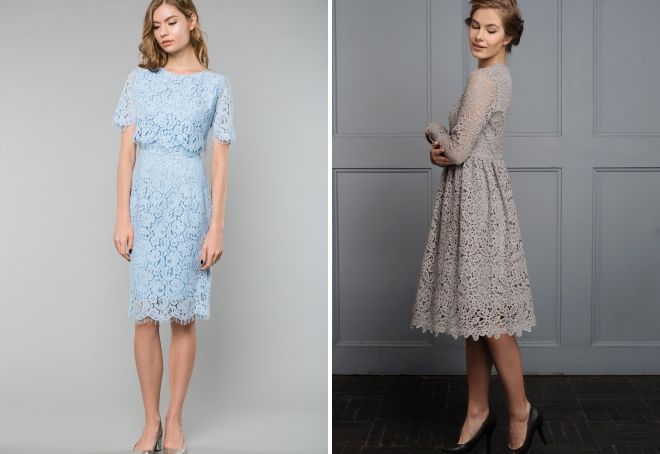 платье с кружевной отделкой платье с кружевной отделкой