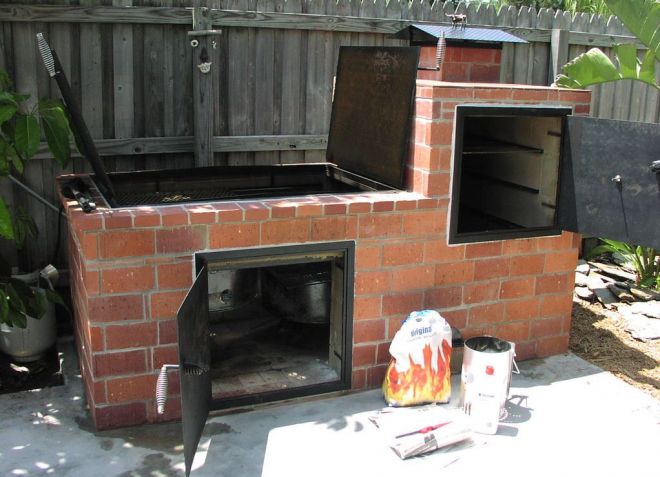 стационарная коптильня стационарная коптильня