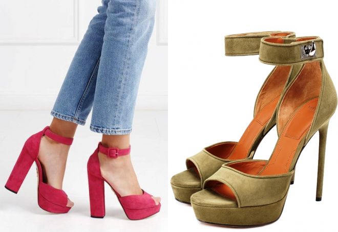 замшевые босоножки 2017 замшевые босоножки 2017