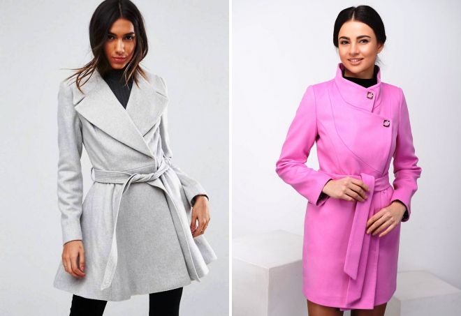 приталенное пальто с поясом приталенное пальто с поясом