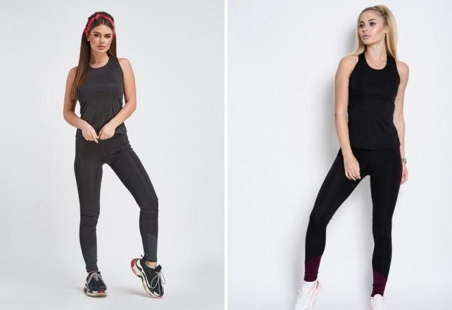 спортивный костюм с лосинами спортивный костюм с лосинами