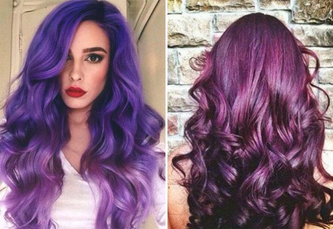 баклажановый цвет волос баклажановый цвет волос