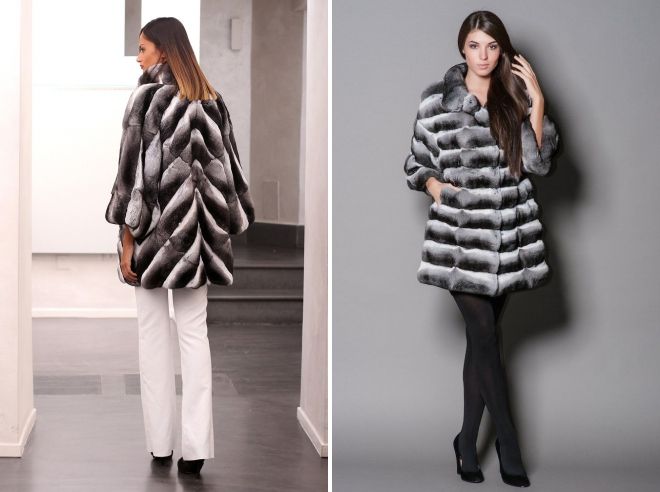 полушубок из шиншиллы полушубок из шиншиллы