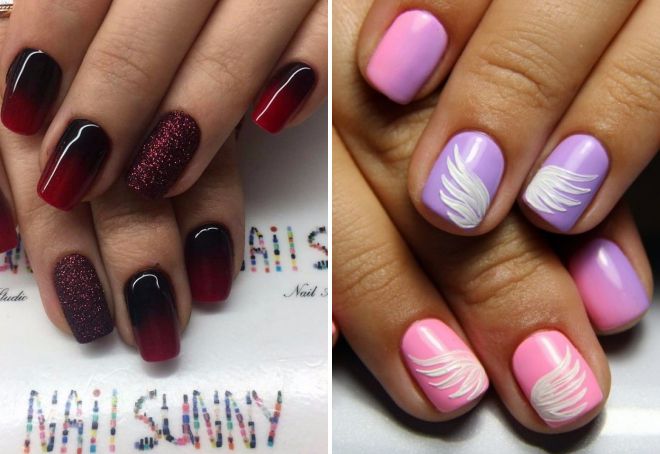 маникюр градиент на выпускной маникюр градиент на выпускной