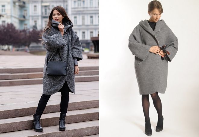 пальто оверсайз с капюшоном пальто оверсайз с капюшоном