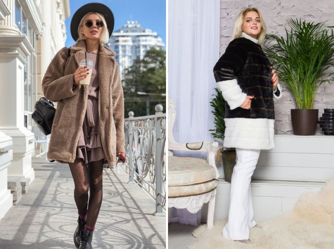 полушубок из искусственного меха полушубок из искусственного меха