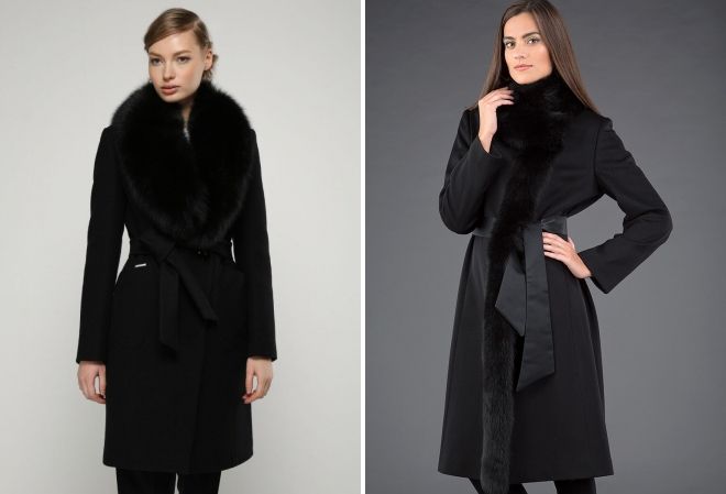 приталенное пальто с мехом приталенное пальто с мехом